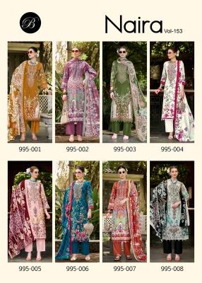 Belliza naira vol 153 dress material wholesale market in delhi